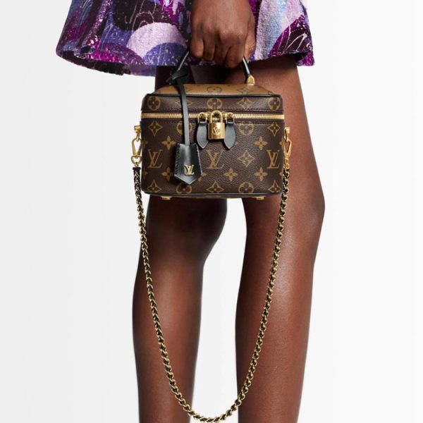 LOUIS VUITTON Vanity Monogram Reverse Pm Brown M45165