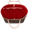 4750aeae8e6e42e89f0d03760435a2ac.jpg LOUIS VUITTON Neverfull MM Monogram Handbag Tote Women's Brown/Cherry M41177