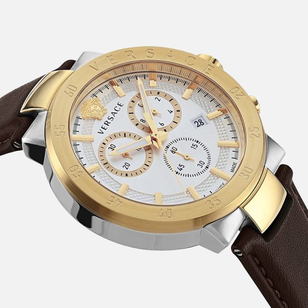 5722af87869d810965e5aa9ba4d49d1e.jpg VERSACE Wrist Watch Quartz Movement Stainless Steel Watchband Silver Dial Men's Watches VE1D00219