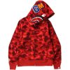 Bape Color Camo Shark Full Zip Hoodie 1I20-115-005