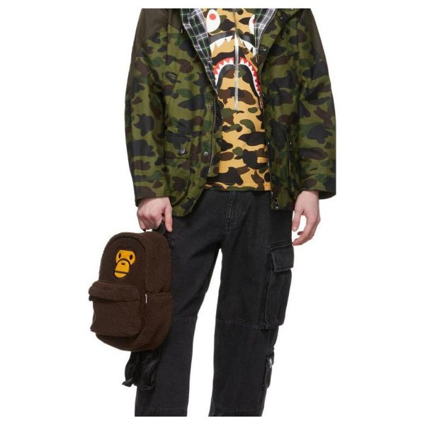 A BATHING APE Polyester Backpack Regular Unisex Brown 0MXBGM4071XXH