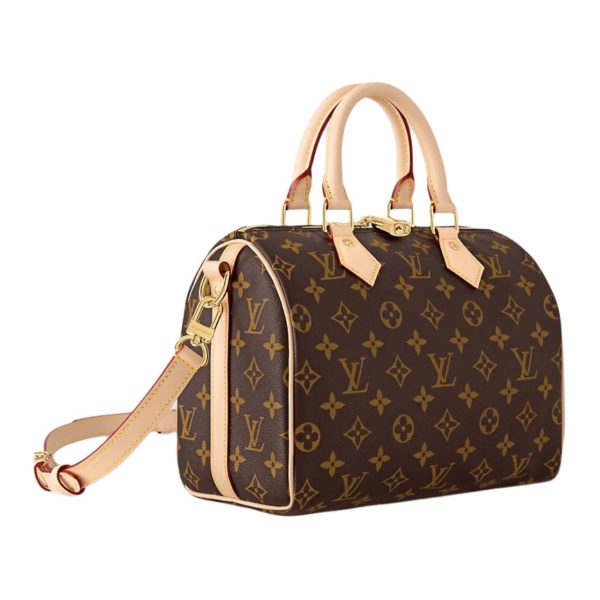 LOUIS VUITTON Speedy Coated Canvas One Shoulder Handbag Women's Brown M41113