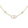 DIOR Metal, Crystal, Resin Necklaces Women's Gold N1033CDLCY-D301