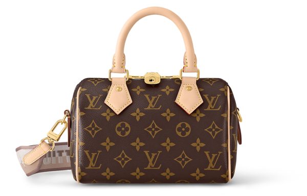 LOUIS VUITTON Speedy Bandouliere 20 Beige M46222