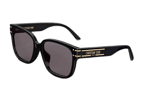 DIOR Square Sunglasses Unisex Black DSGTS7FXR-10A0