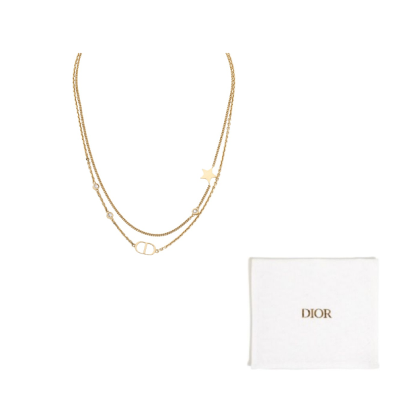 DIOR Metal Necklaces Women's Gold N1155PMTCY-D301