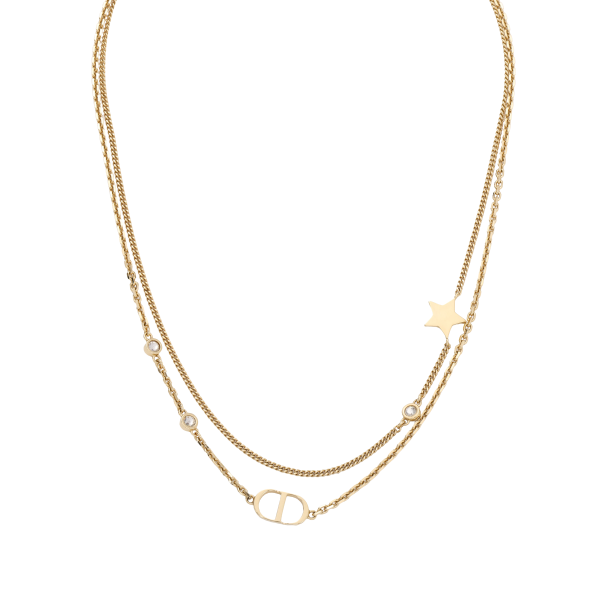 DIOR Metal Necklaces Women's Gold N1155PMTCY-D301