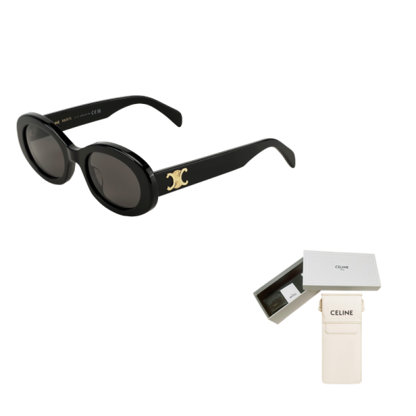 eaebac7cb60d45419775662db103db18.png CELINE Arc De Triomphe Oval Sunglasses Women's CL40194U-01A