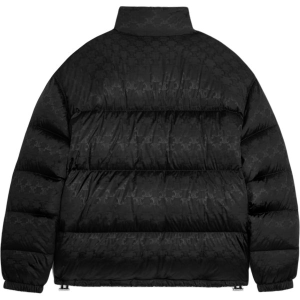 CELINE Logo Printed ZIp Up Puffer Jacket 2W31A795W-38NO