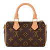f4b94c69058e44589df5b5510941a0a9.jpg LOUIS VUITTON Nano Speedy Handbag Monogram Canvas Brown M81085