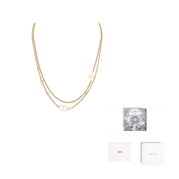 DIOR Metal Necklaces Women's Gold N1155PMTCY-D301
