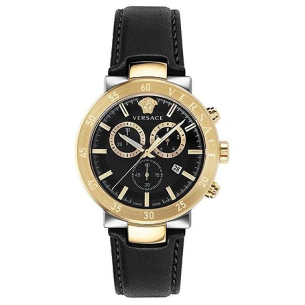 fbe67d5c762941cd9cb9d2329963e06e.jpg VERSACE Wrist Watch Quartz Movement Stainless Steel Watchband Silver Dial Men's Watches VE1D00219