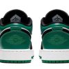 Jordan Air Jordan 1 Slip Resistant Low Top Vintage Basketball Shoes GS Black Green 553560-113(Team56-迷雾森林)