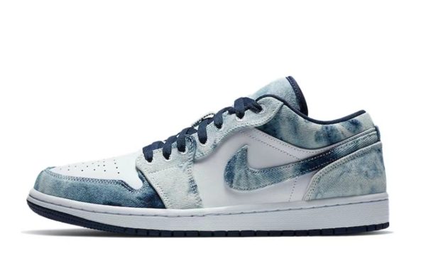 Jordan Air Jordan 1 Skateboard Shoes Men's Low top White CZ8455-100(Team205-冥想)