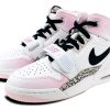 Jordan Legacy 312 High-Top Vintage Basketball Shoes GS White Pink AT4040-106(Team47-女款312爱心)