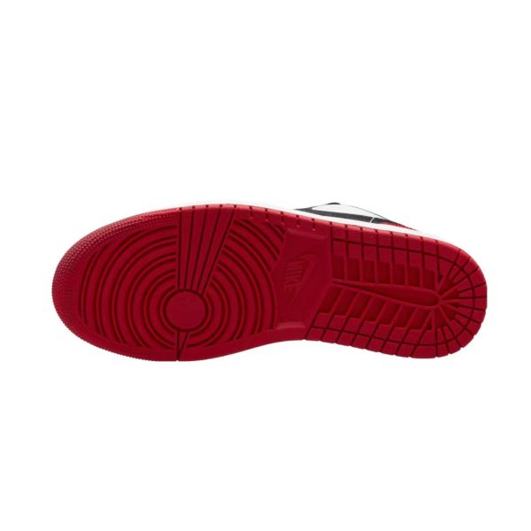 Jordan Air Jordan 1 Low-Top Vintage Basketball Shoes Men's Black Red 553558-161(Team59-男款龙年三SBOX)