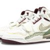 Jordan Legacy 312 Shock Absorbers Slip Resistant High top Vintage Basketball Shoes Women's White Green FZ5047-120(Team76-雀神S-BOX）