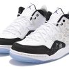 Jordan Courtside 23 Vintage Basketball Shoes Men's Mid top White/Black AR1000-104(Team10-雪花糖)