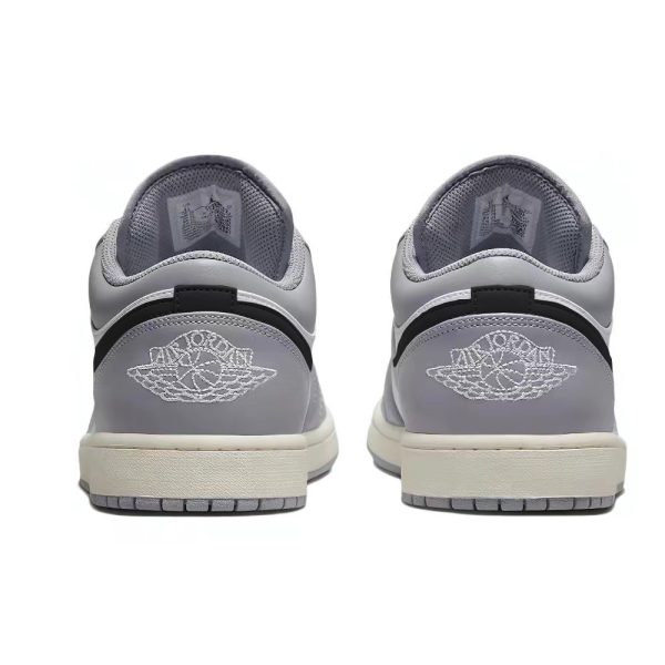 54b9a9c4b3b3457a939f41d98b0d4087.jpg Jordan Air Jordan 1 Third Lab, Xingji Exploration Low Top Vintage Basketball Shoes Men's Gray White 553558-053(TeamP-无边星途)