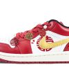 5abfcc2f9b9d4bf0ab0be9b1d25f7ea5.jpg Jordan Air Jordan 1 Low Low-Top Vintage Basketball Shoes Women's Red Gold DC0774-160(Team40-女款祥云婚鞋红金)