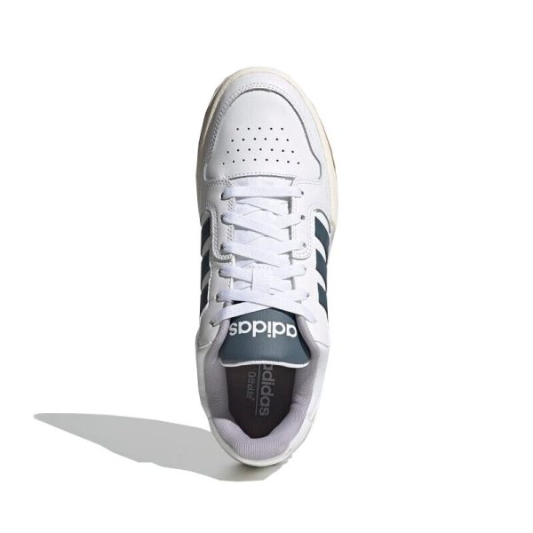 Adidas ENTRAP Abrasion Resistant Low top Vintage Basketball Shoes Unisex White Blue JQ3925-2025版