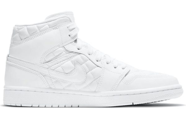 Air Jordan 1 Mid Se 'White Quilted' Women's DB6078-100
