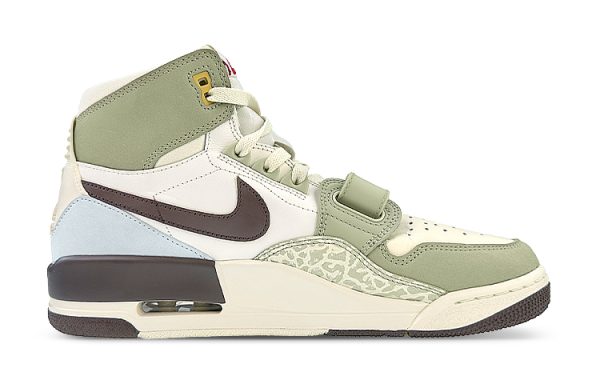Jordan Legacy 312 Vintage Basketball Shoes Men's Mid top Green/Gold FD9907-111(Team40-男款不解绿金QD)