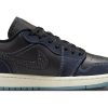 Jordan 1 Low SE Black Dark Obsidian Snakeskin Women's FJ5478-010