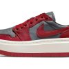 Jordan 1 Elevate Low Dark Grey Varsity Red Women's DH7004-006
