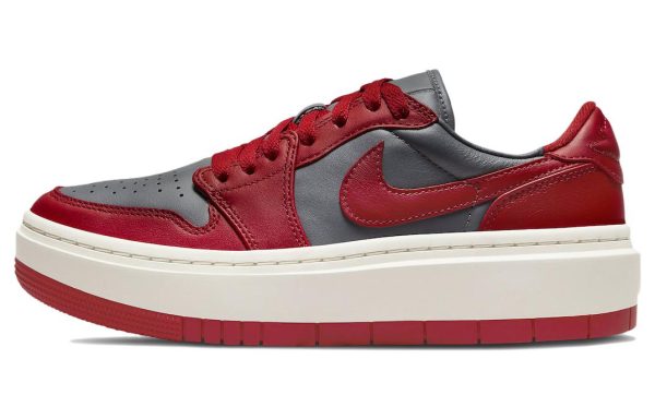 Jordan 1 Elevate Low Dark Grey Varsity Red Women's DH7004-006
