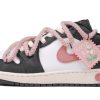 Jordan Air Jordan 1 Low-Top Vintage Basketball Shoes Women's Black Pink DX4374-008(Team27-GS蔷薇恋人S-BOX)