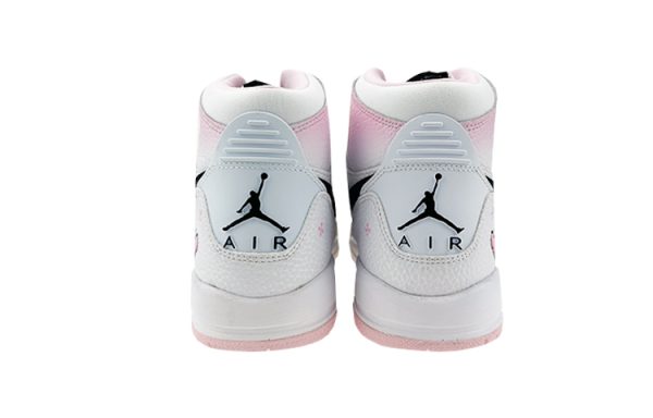 Jordan Legacy 312 High-Top Vintage Basketball Shoes GS White Pink AT4040-106(Team47-女款312爱心)