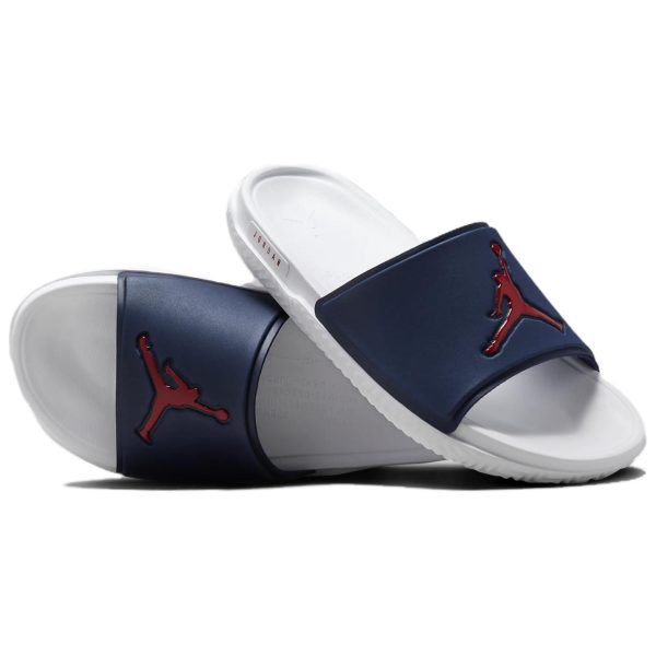 Jordan Jumpman Slide Midnight Navy White Gym Red FQ1598-402