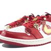 b991d33133254a738b3eb3b9e3a68591.jpg Jordan Air Jordan 1 Low Low-Top Vintage Basketball Shoes Women's Red Gold DC0774-160(Team40-女款祥云婚鞋红金)