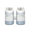 Jordan Air Jordan 1 Mid Top Vintage Basketball Shoes GS Blue White FQ9117-400(Team186-柔光映雪)