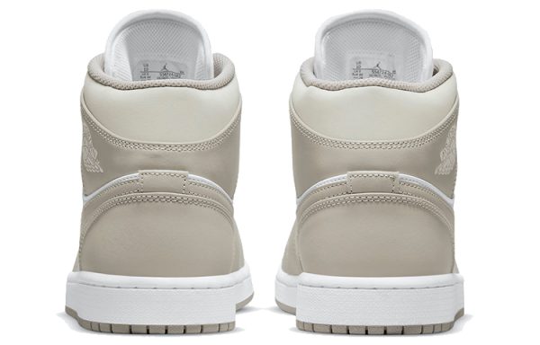 Air Jordan 1 Mid 'College Grey Linen' 554724-082