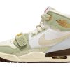 Jordan Legacy 312 Vintage Basketball Shoes Men's Mid top Green/Gold FD9907-111(Team40-男款不解绿金QD)