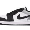 ee35fce392a24e15ad9dbf684d02ccbb.jpg Jordan Air Jordan 1 Chestnut Low Top Vintage Basketball Shoes Men's Black Gray 553558-132(Team59-男款黑灰色二SBOX)