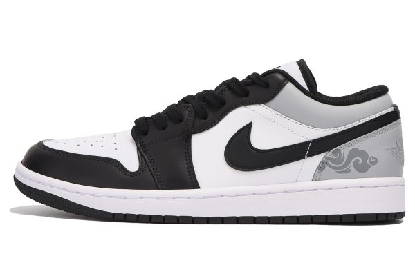 ee35fce392a24e15ad9dbf684d02ccbb.jpg Jordan Air Jordan 1 Chestnut Low Top Vintage Basketball Shoes Men's Black Gray 553558-132(Team59-男款黑灰色二SBOX)