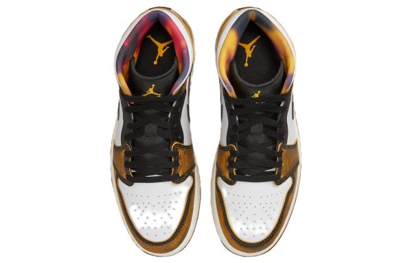 Jordan 1 Mid Se Orange Wear Away DQ8417-071