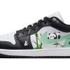 Jordan Air Jordan 1 Vintage Basketball Shoes Men's Low top Green/White 553558-131(Team56-竹林熊猫)